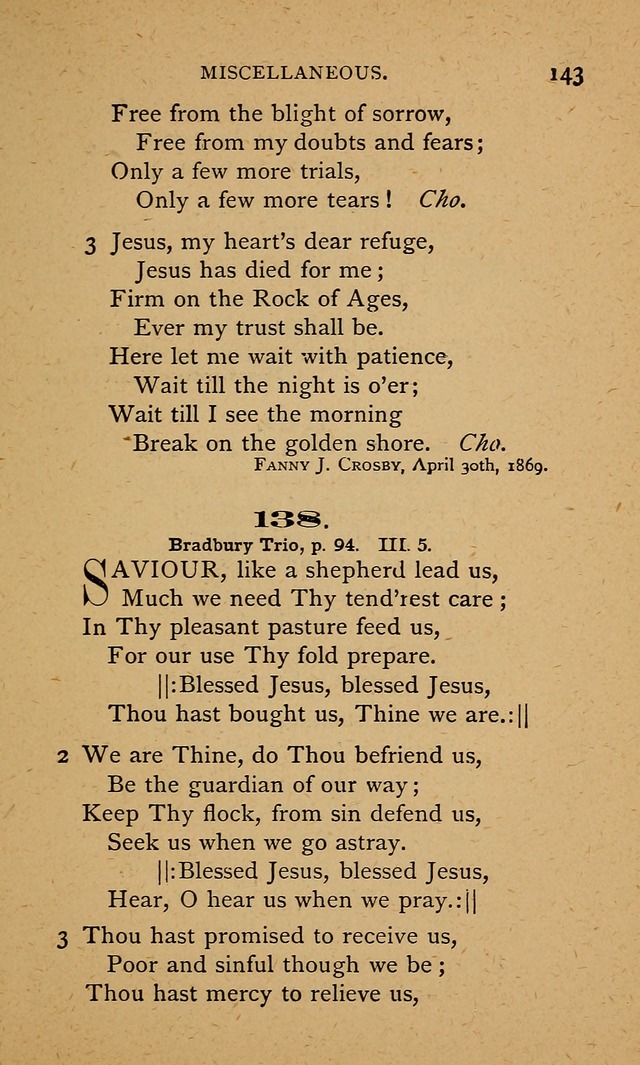 Gathered Leaves of Sunday School Song page 150