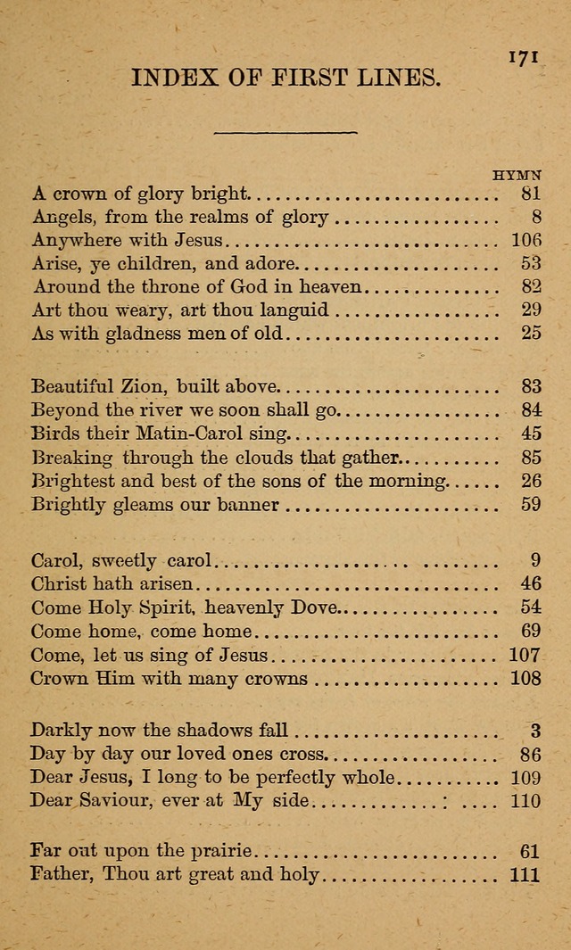 Gathered Leaves of Sunday School Song page 178