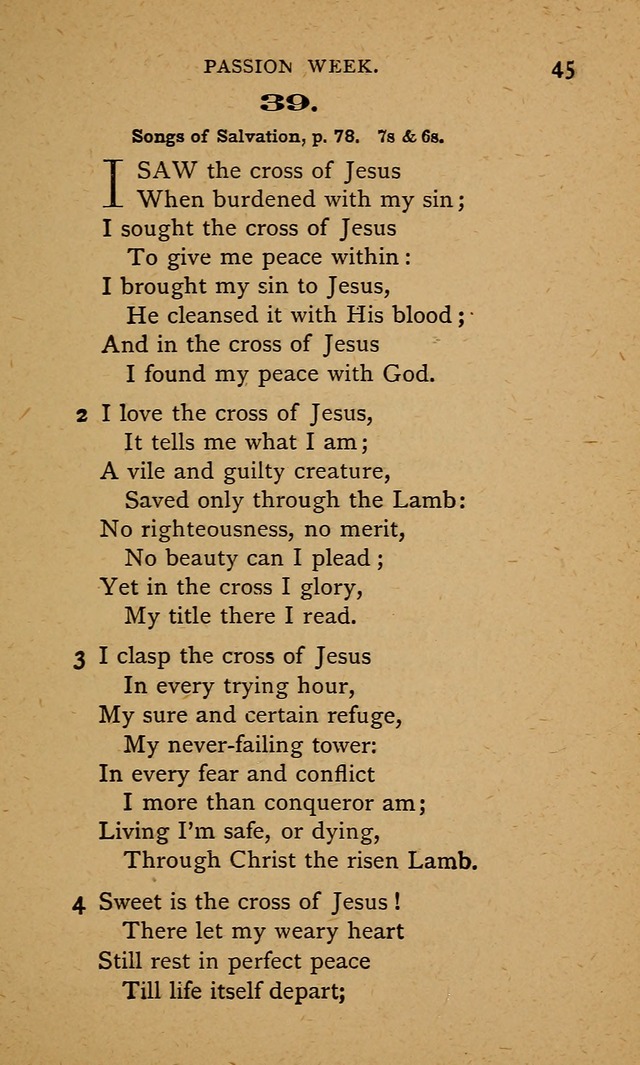 Gathered Leaves of Sunday School Song page 52