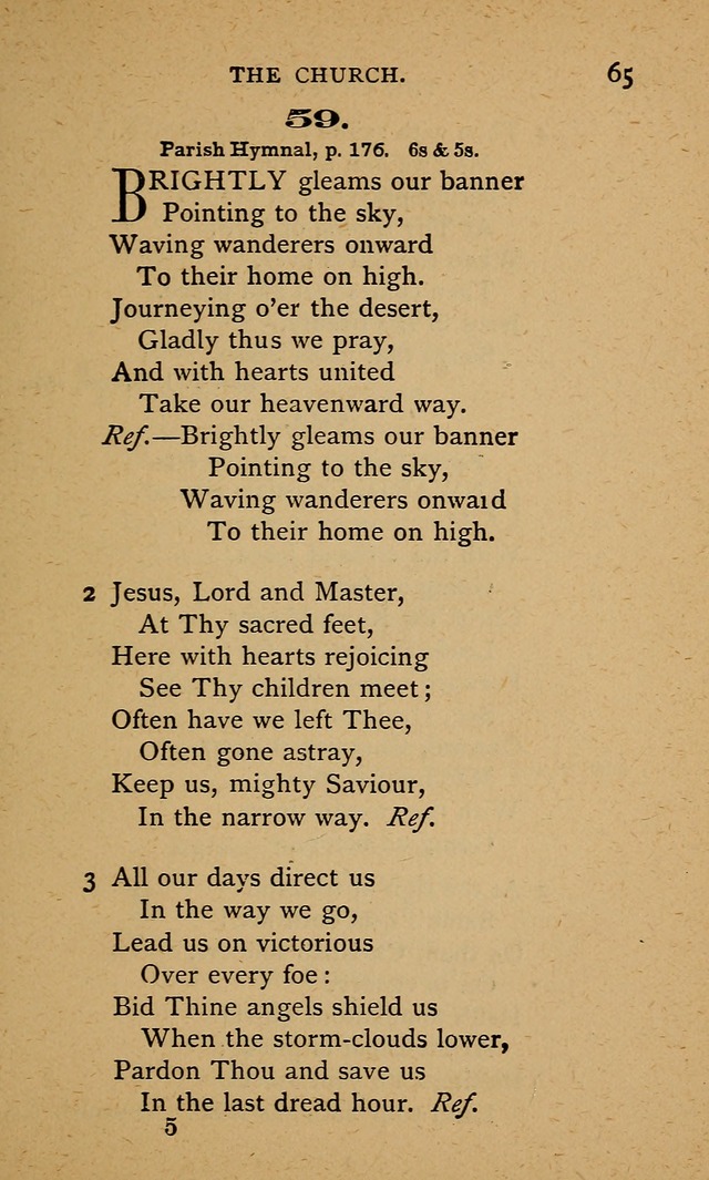 Gathered Leaves of Sunday School Song page 72