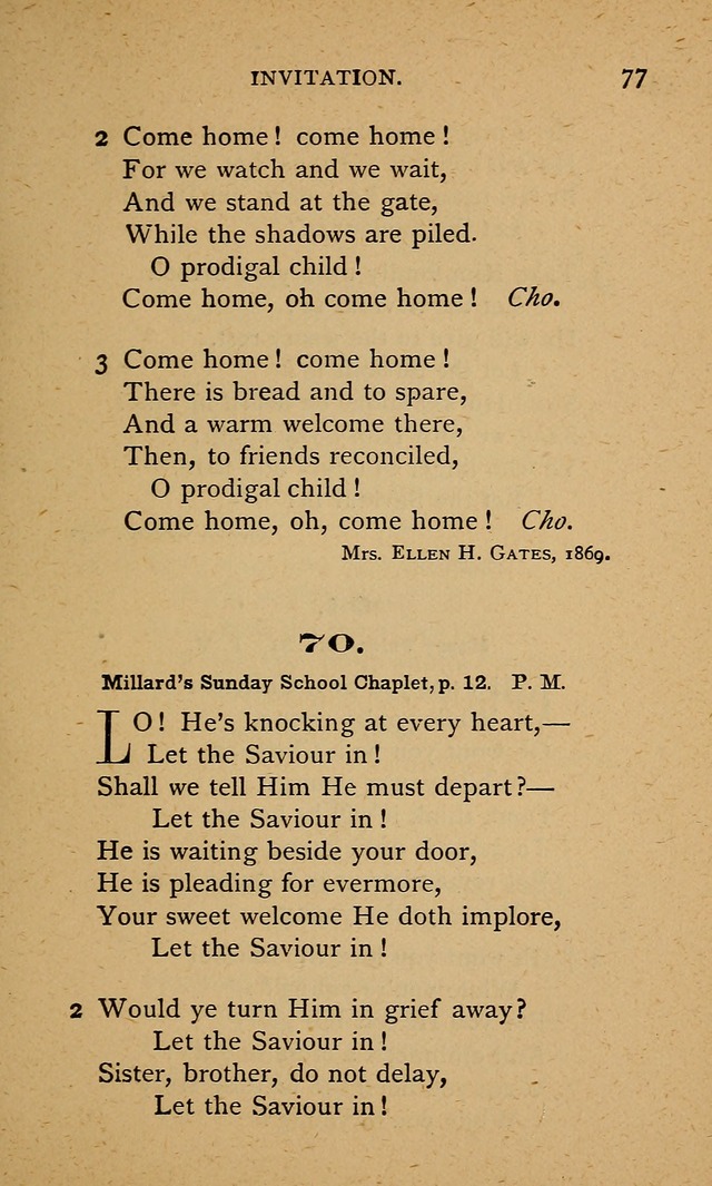 Gathered Leaves of Sunday School Song page 84