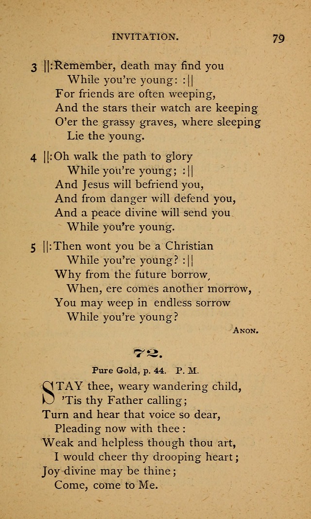 Gathered Leaves of Sunday School Song page 86