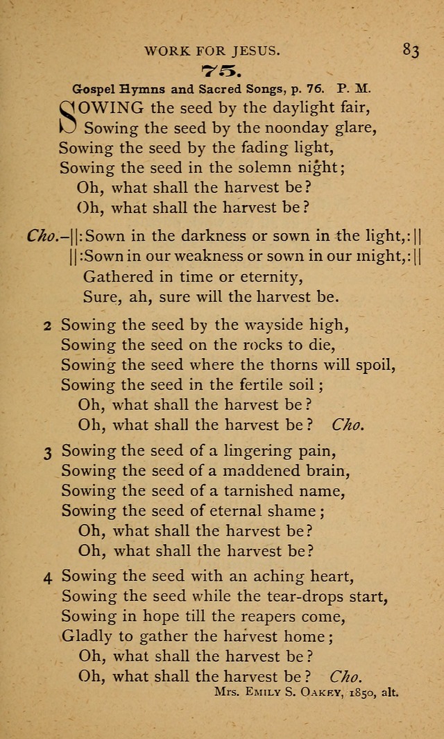 Gathered Leaves of Sunday School Song page 90