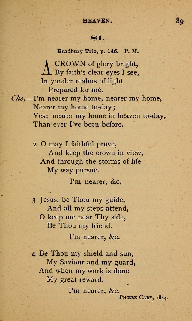 Gathered Leaves of Sunday School Song page 96