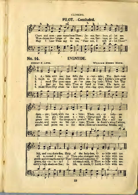 Gospel Praise: a collection of new and old hymns and tunes for all occasions of Christian work and worship page 11