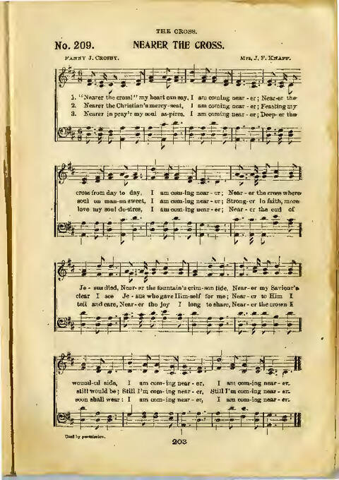 Gospel Praise: a collection of new and old hymns and tunes for all occasions of Christian work and worship page 201