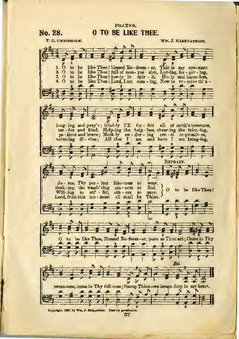Gospel Praise: a collection of new and old hymns and tunes for all occasions of Christian work and worship page 25