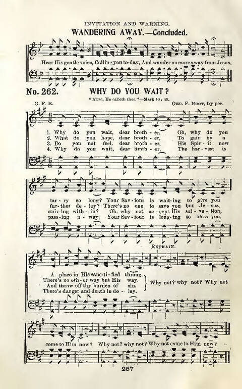 Gospel Praise: a collection of new and old hymns and tunes for all occasions of Christian work and worship page 255