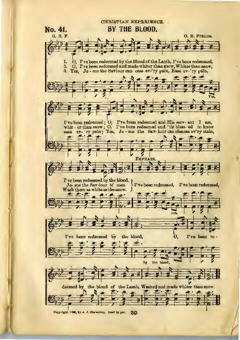 Gospel Praise: a collection of new and old hymns and tunes for all occasions of Christian work and worship page 37