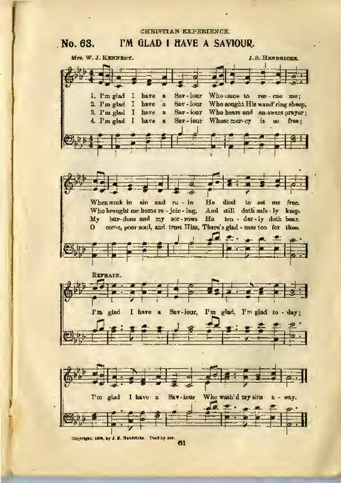 Gospel Praise: a collection of new and old hymns and tunes for all occasions of Christian work and worship page 59