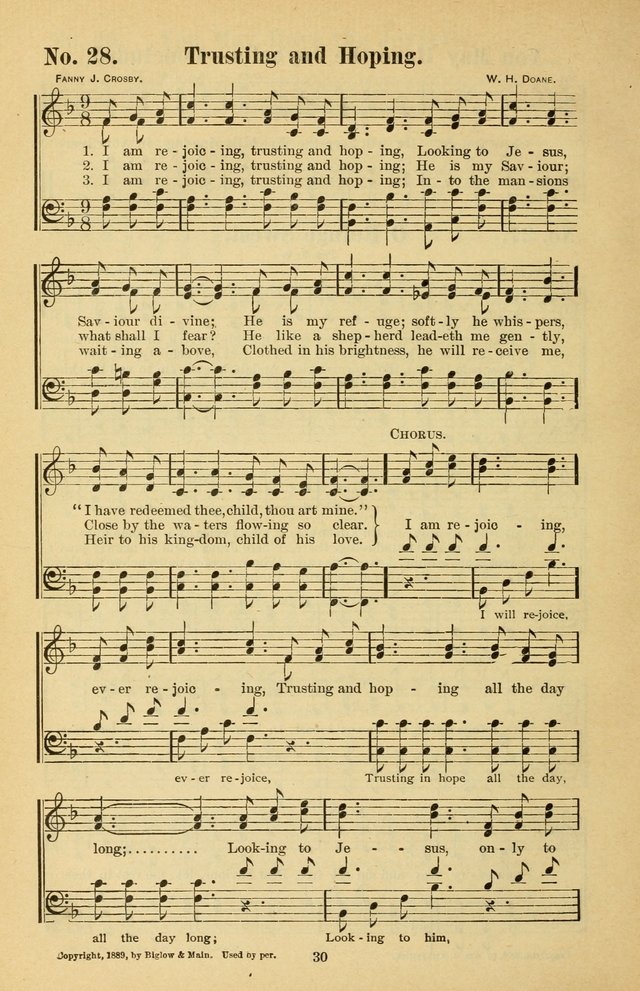Glorious Praise: specially prepared for use in the prayer meeting, the church service, the young people