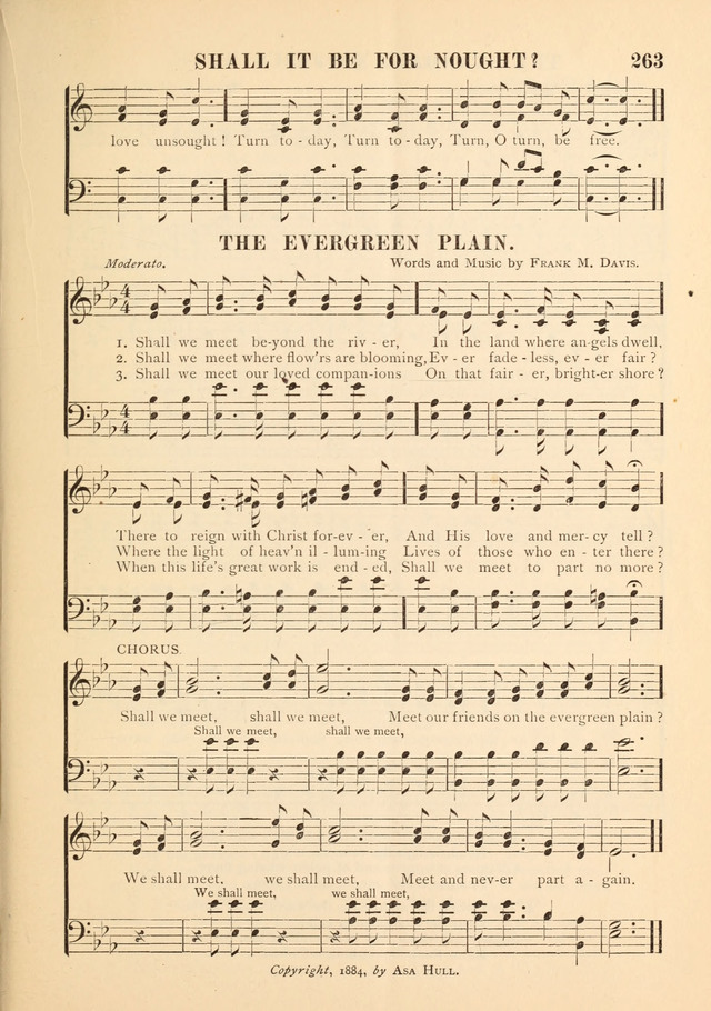 Gospel Praise Book.: a collection of choice gems of sacred song suitable for church service, gospel praise meetings, and family devotions. (Complete ed.) page 263