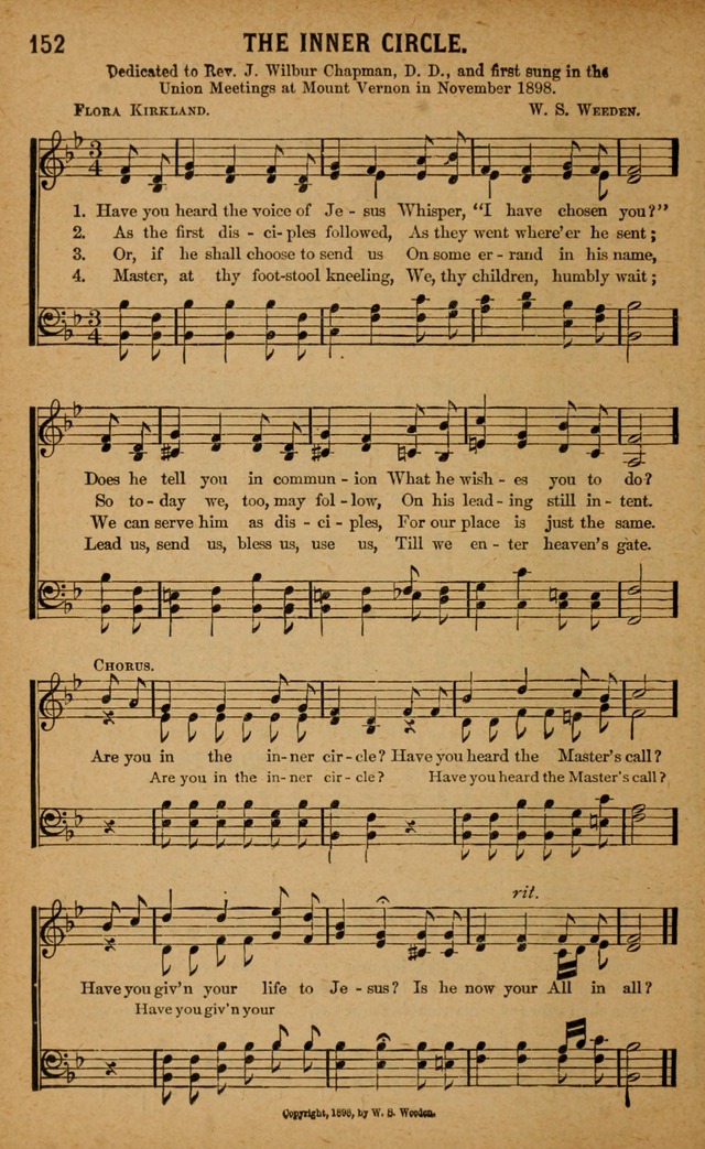 Gospel Praises: for use in meetings of Christian worship page 154