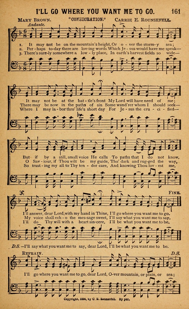 Gospel Praises: for use in meetings of Christian worship page 163