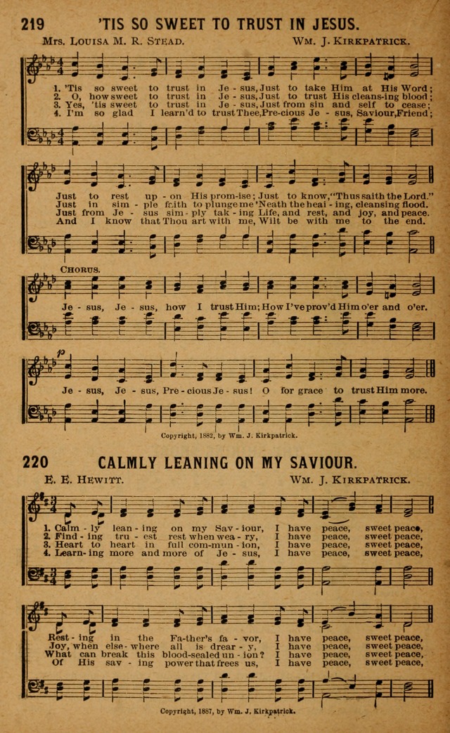 Gospel Praises: for use in meetings of Christian worship page 208