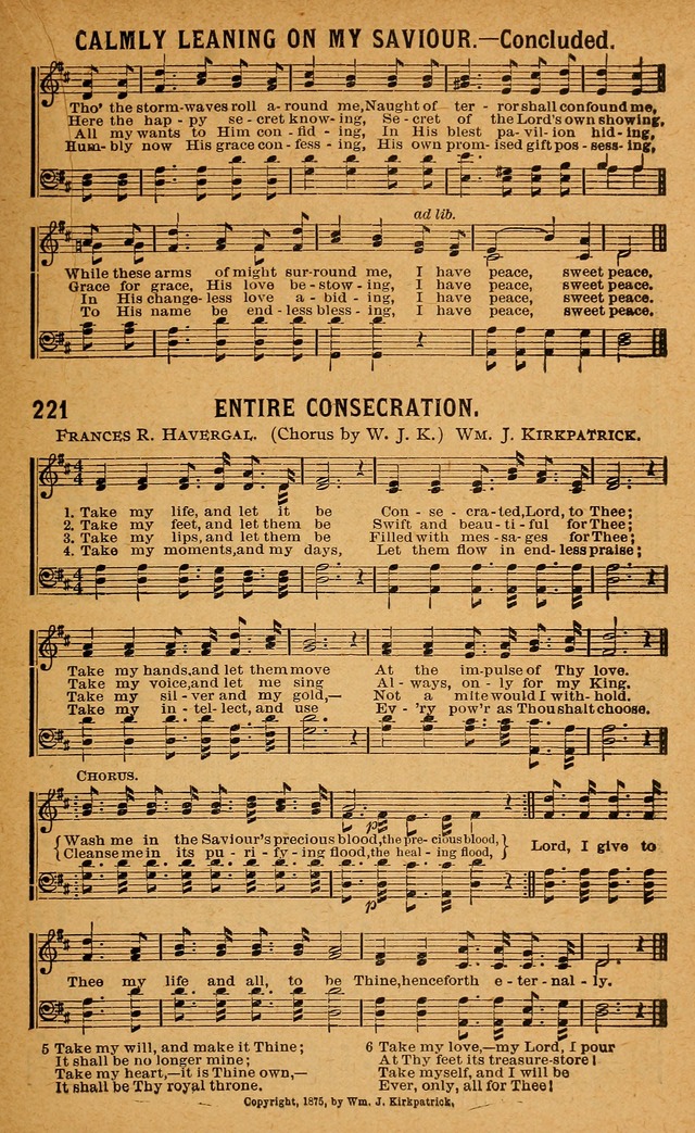 Gospel Praises: for use in meetings of Christian worship page 209