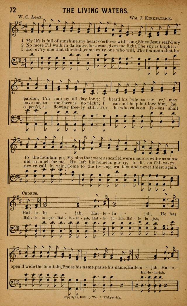 Gospel Praises: for use in meetings of Christian worship page 72