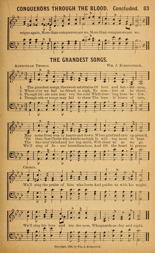 Gospel Praises: for use in meetings of Christian worship page 83