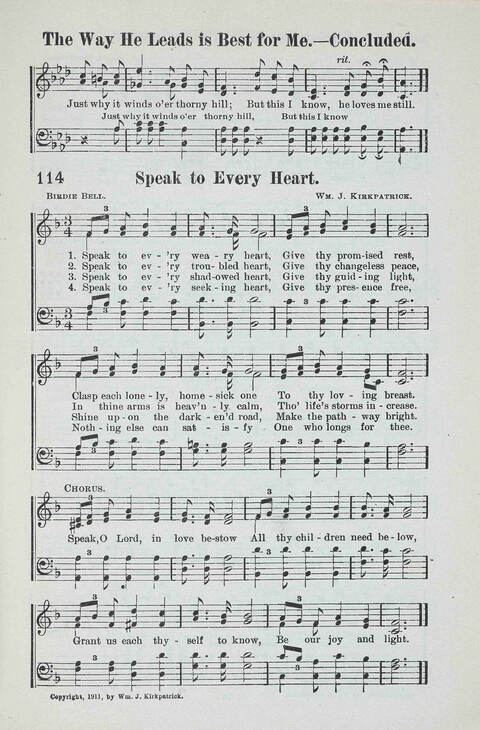 Glad Praises: a choice collection of church hymns, Sunday school songs, revival songs, children
