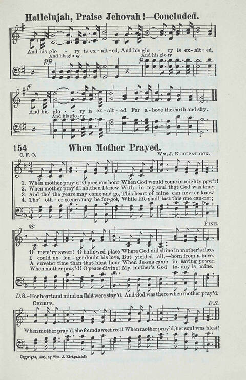 Glad Praises: a choice collection of church hymns, Sunday school songs, revival songs, children