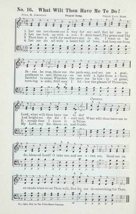 Glad Praises: a choice collection of church hymns, Sunday school songs, revival songs, children