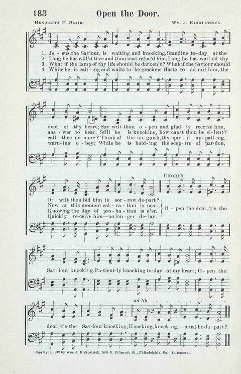 Glad Praises: a choice collection of church hymns, Sunday school songs, revival songs, children
