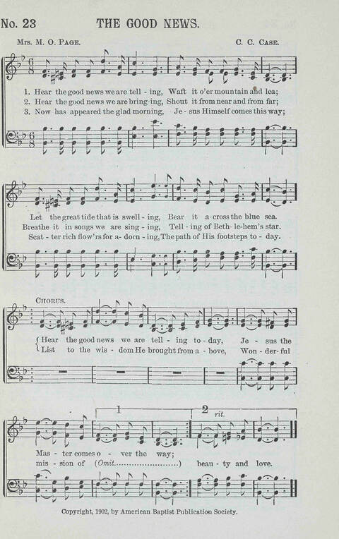 Glad Praises: a choice collection of church hymns, Sunday school songs, revival songs, children