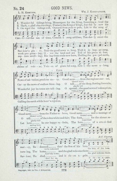 Glad Praises: a choice collection of church hymns, Sunday school songs, revival songs, children