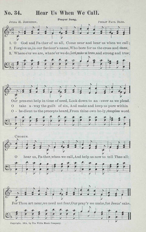 Glad Praises: a choice collection of church hymns, Sunday school songs, revival songs, children