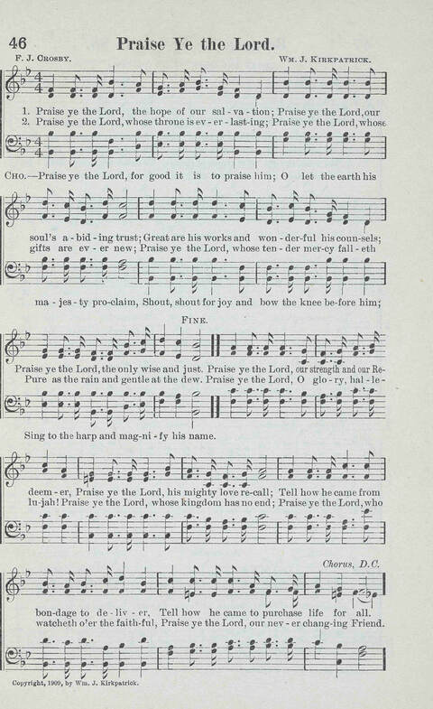 Glad Praises: a choice collection of church hymns, Sunday school songs, revival songs, children