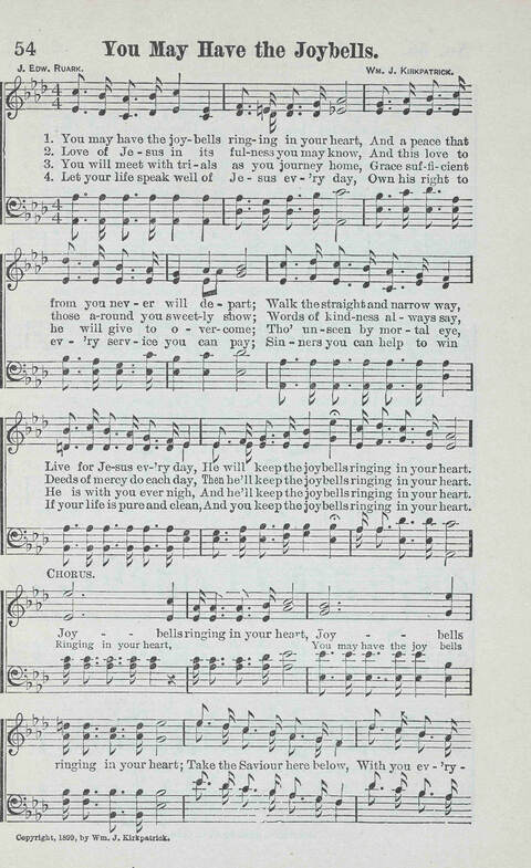 Glad Praises: a choice collection of church hymns, Sunday school songs, revival songs, children