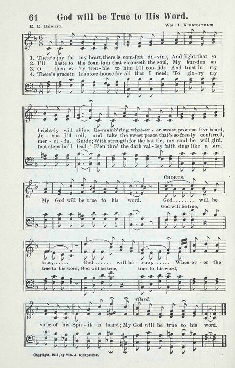Glad Praises: a choice collection of church hymns, Sunday school songs, revival songs, children