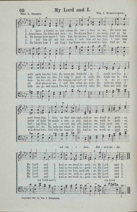 Glad Praises: a choice collection of church hymns, Sunday school songs, revival songs, children