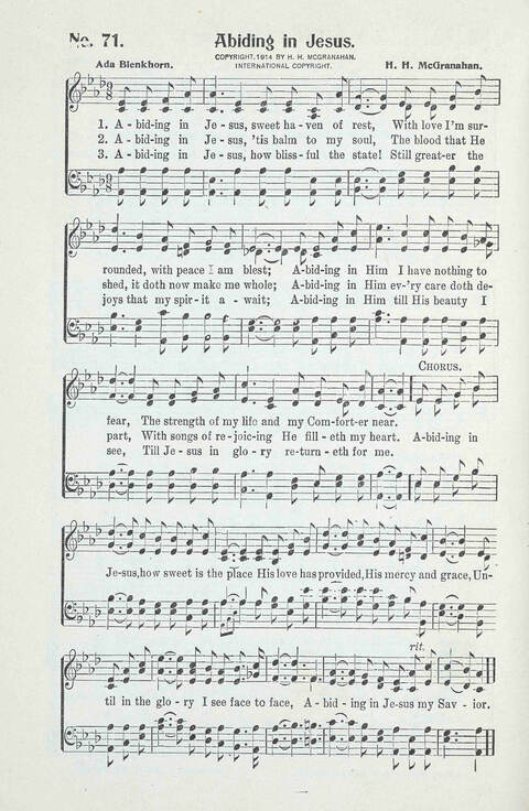 Glad Praises: a choice collection of church hymns, Sunday school songs, revival songs, children