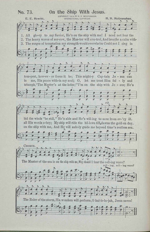 Glad Praises: a choice collection of church hymns, Sunday school songs, revival songs, children