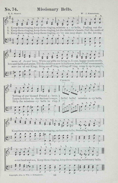 Glad Praises: a choice collection of church hymns, Sunday school songs, revival songs, children