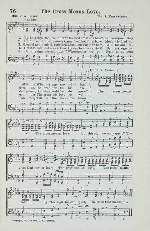 Glad Praises: a choice collection of church hymns, Sunday school songs, revival songs, children