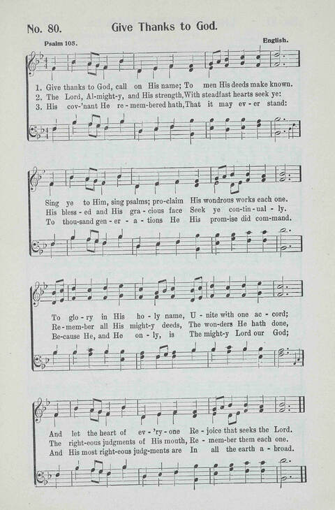 Glad Praises: a choice collection of church hymns, Sunday school songs, revival songs, children