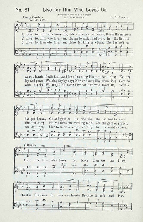 Glad Praises: a choice collection of church hymns, Sunday school songs, revival songs, children