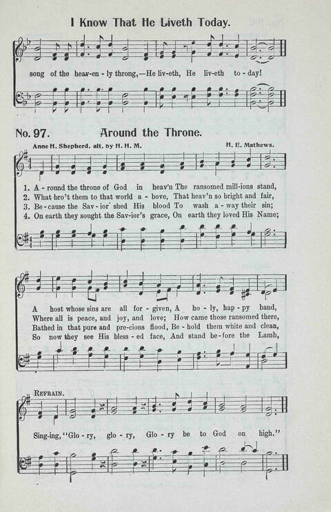 Glad Praises: a choice collection of church hymns, Sunday school songs, revival songs, children