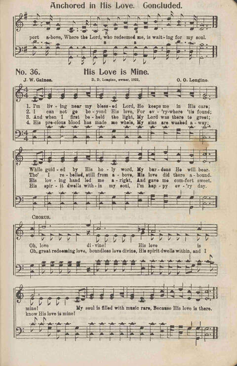 Glory Songs: A gospel song book for all Occasions of Christian Worship page 39