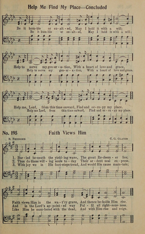 The Gospel in Song: as used in the Anderson Gospel Crusades page 199