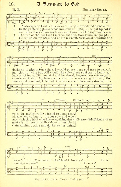 Garden of Spices: a choice collection for revival meetings, missionary meetings, rescue work, church and Sunday schools page 18