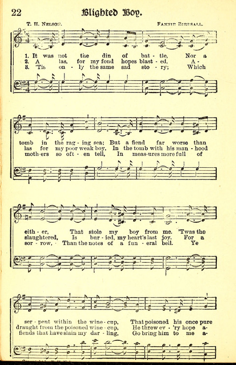 Garden of Spices: a choice collection for revival meetings, missionary meetings, rescue work, church and Sunday schools page 22