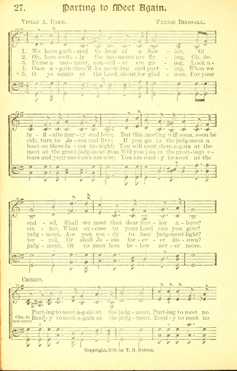 Garden of Spices: a choice collection for revival meetings, missionary meetings, rescue work, church and Sunday schools page 28