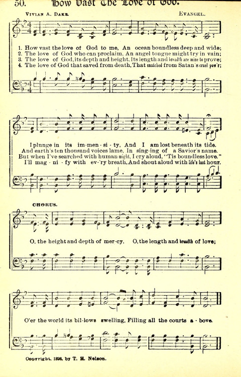 Garden of Spices: a choice collection for revival meetings, missionary meetings, rescue work, church and Sunday schools page 52