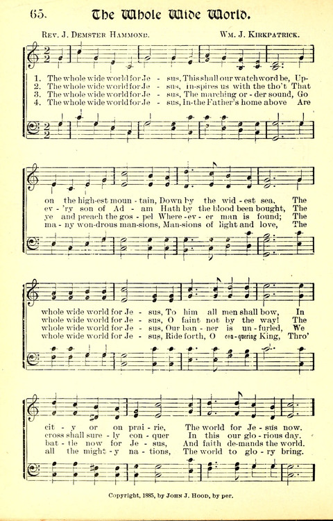 Garden of Spices: a choice collection for revival meetings, missionary meetings, rescue work, church and Sunday schools page 70