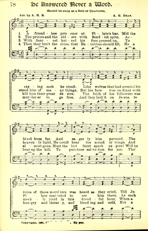 Garden of Spices: a choice collection for revival meetings, missionary meetings, rescue work, church and Sunday schools page 84