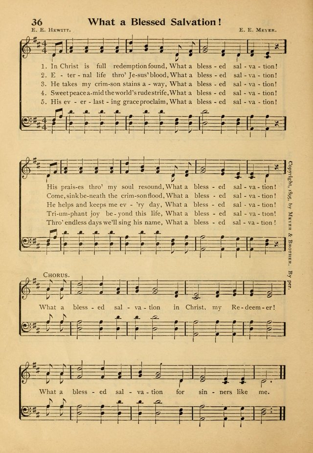 The Golden Sheaf: a collection of choice hymns and songs especially designed for Sunday schools, loyal worker