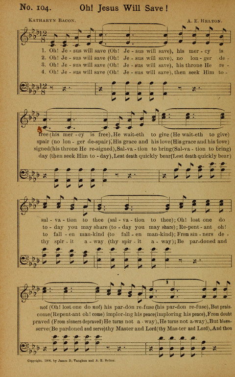 Golden Songs of Glory page 104